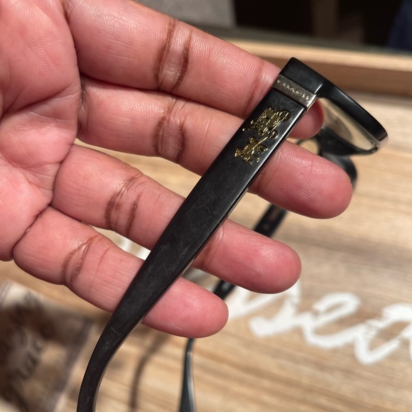 Coach Womens reading glasses black pre-owned - Picture 7 of 11